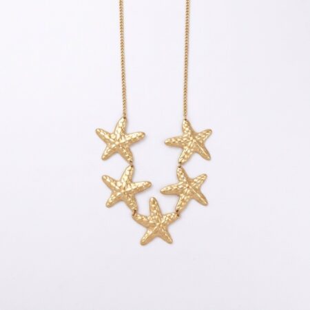 Stella Necklace - Ατσάλινο Κολιέ με Αστέρια