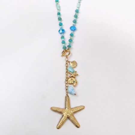 Aurelia Starfish Necklace - Ατσάλινο Κολιέ με Αστερία