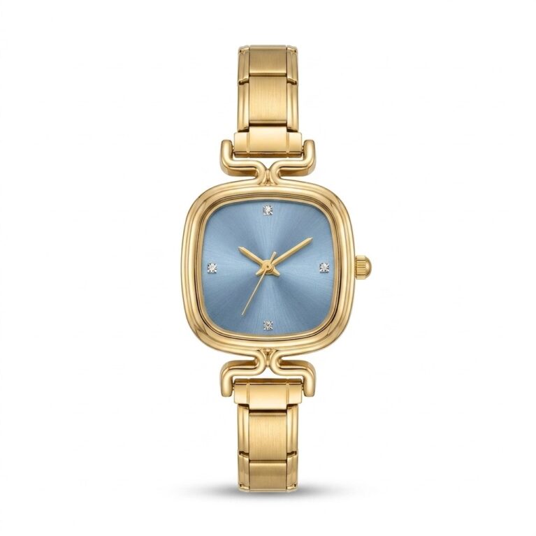 Aurelia Watch - Χρυσό Ρολόι Χειρός από Ανοξείδωτο Ατσάλι