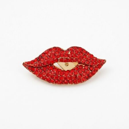 Lips Brooch - Καρφίτσα με Σχέδιο Χείλη