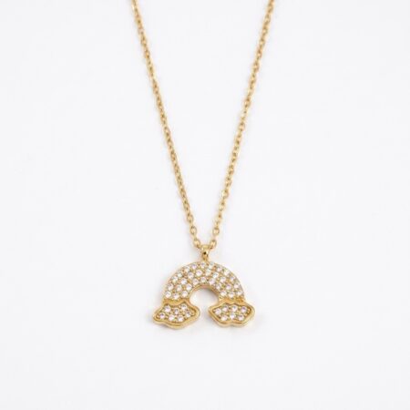 Celeste Necklace - Ατσάλινο Κολιέ με Κρεμαστό