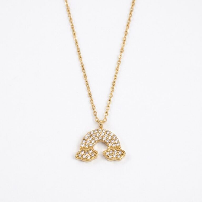 Celeste Necklace - Ατσάλινο Κολιέ με Κρεμαστό
