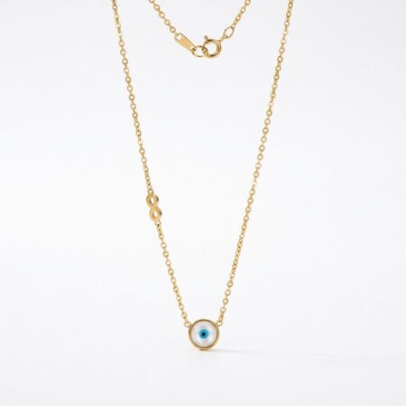 Odette Necklace - Ατσάλινο Κολιέ με Μάτι