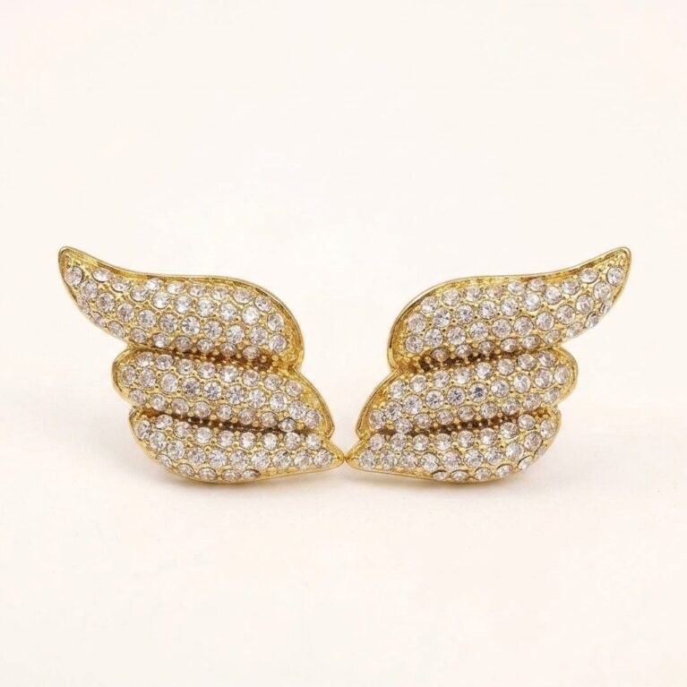 Astra Wing Earrings - Ατσάλινα Σκουλαρίκια με Φτερά