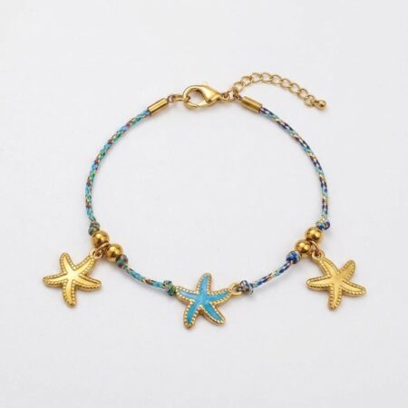 Starfish Bracelet - Ατσάλινο Βραχιόλι με Αστερίες