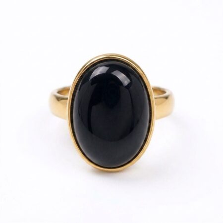 Aurelia Stone Ring - Ατσάλινο Δαχτυλίδι με Πέτρα