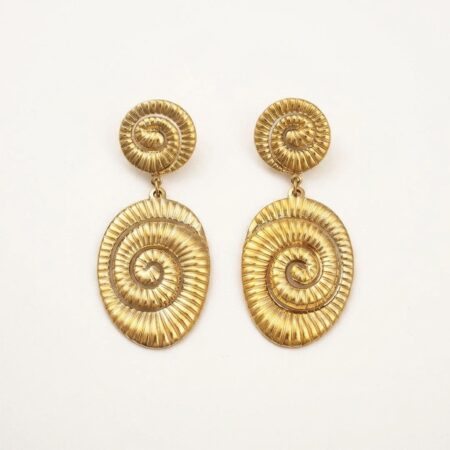 Spiral Earrings - Ατσάλινα Σκουλαρίκια με Σπείρα