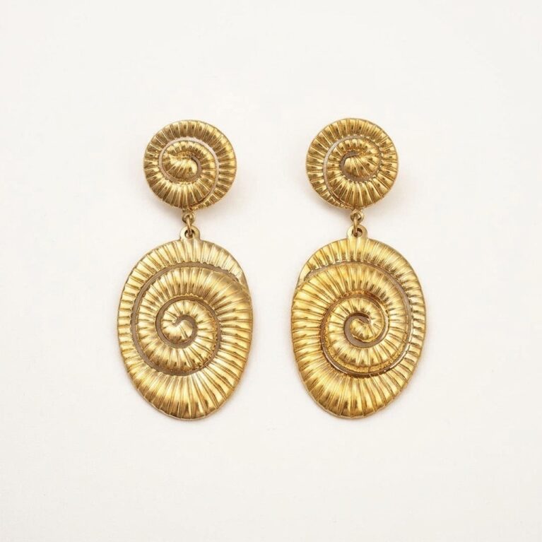 Spiral Earrings - Ατσάλινα Σκουλαρίκια με Σπείρα