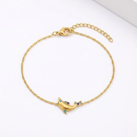 Dolphin Bracelet - Ατσάλινο Βραχιόλι με Δελφίνι