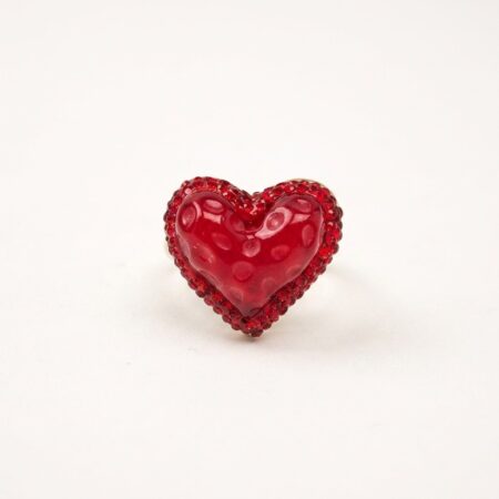Amour Heart Ring - Ατσάλινο Δαχτυλίδι με Καρδιά