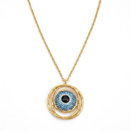 Astra Necklace - Ατσάλινο Κολιέ με Μάτι