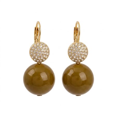 Aurora Earrings - Ατσάλινα Σκουλαρίκια με Χρωματιστές Πέτρες