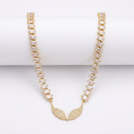 Elara Necklace - Ατσάλινο Κολιέ με Φτερό