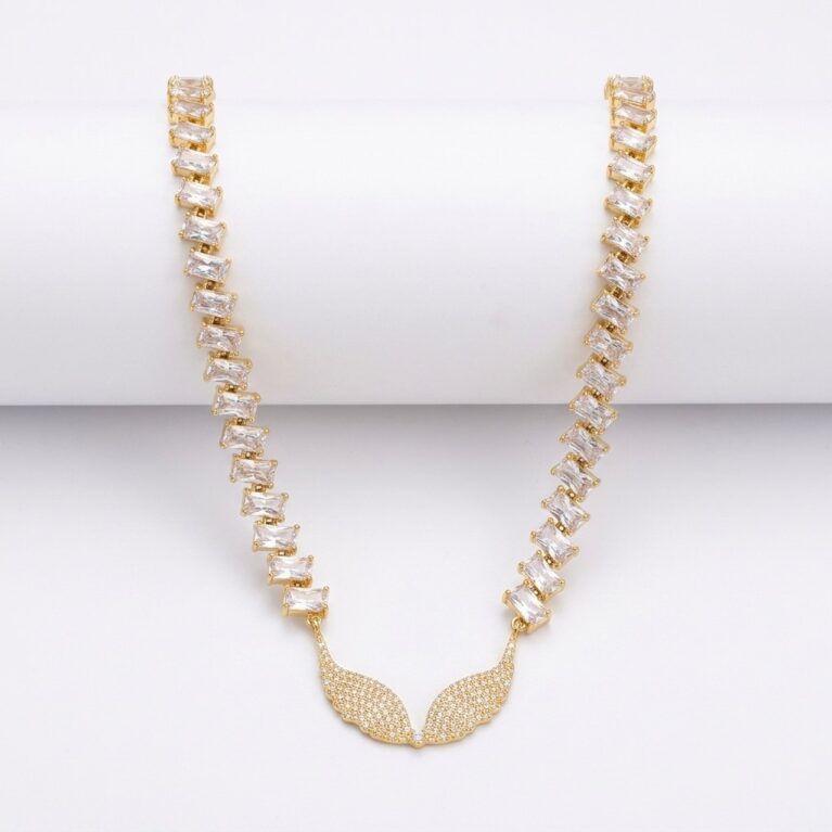 Elara Necklace - Ατσάλινο Κολιέ με Φτερό