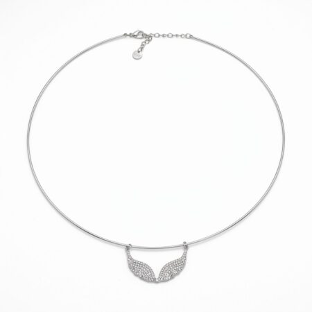 Astra Necklace - Ατσάλινο Κολιέ με Φτερά