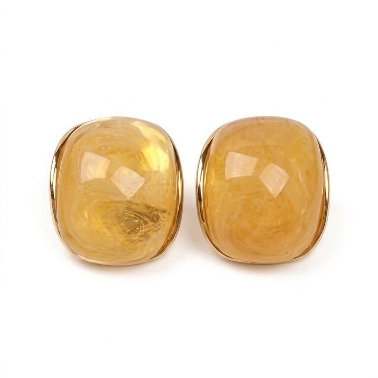 Cora Stud Earrings - Ατσάλινα Σκουλαρίκια με Πέτρα