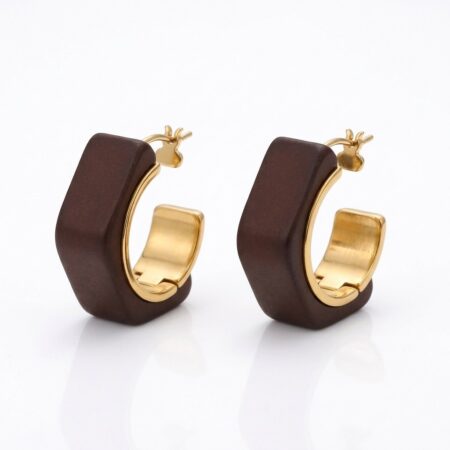Cora Hoop Earrings - Ατσάλινα Σκουλαρίκια Κρίκοι σε Χρώματα