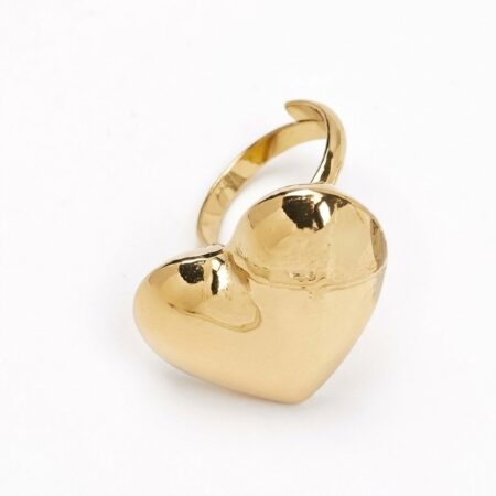 Amour Heart Ring - Ατσάλινο Δαχτυλίδι με Καρδιά